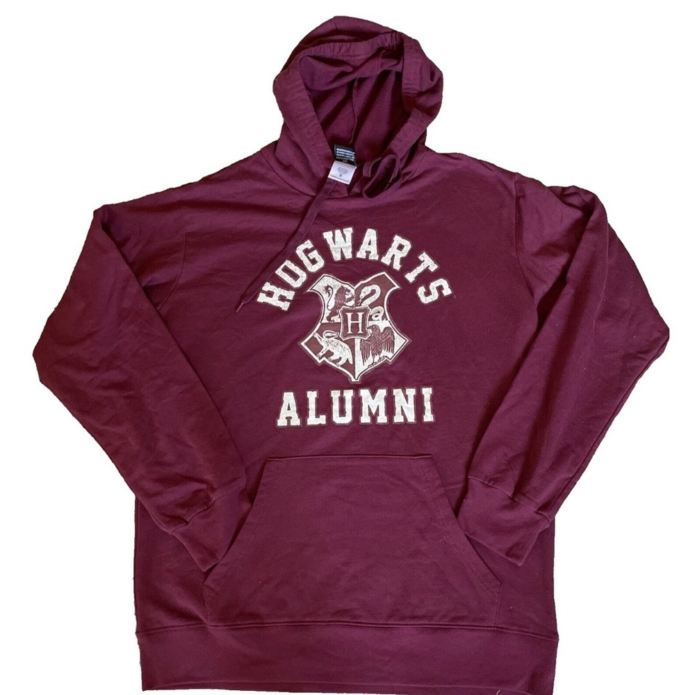 Warner Bros. Hogwarts Alumni Harry Potter Burgundy Hoodie